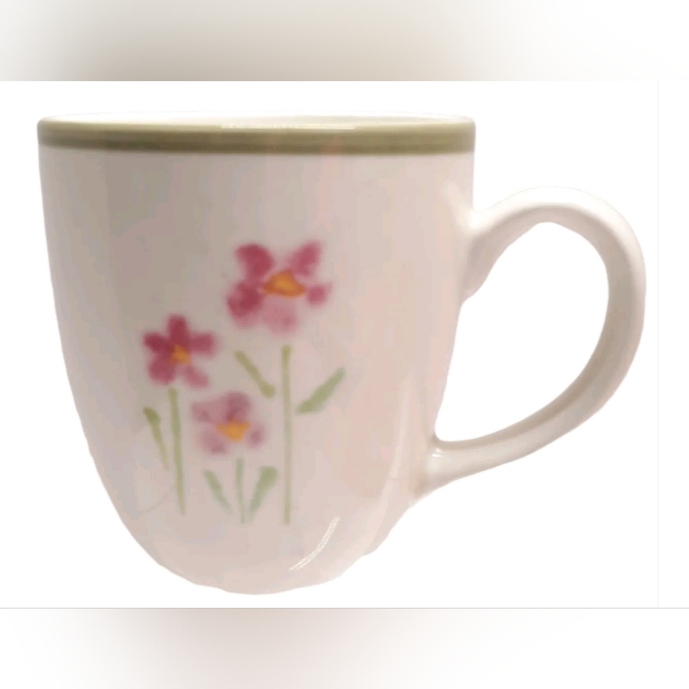 Thompson Pottery mugs coffee floral large 1